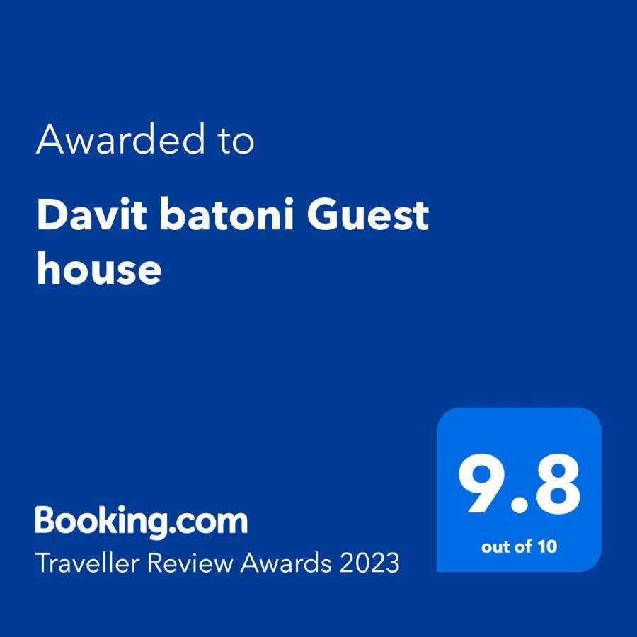 Davit Batoni Guest House Mtskheta Exterior photo